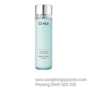  Sữa dưỡng cho da dầu nhờn Ohui Miracle Aqua Emulsion