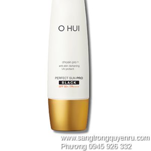 ohui perfect sun black spf50+/pa++++ - Chống nắng cho làn da sạm đen khi ra nắng