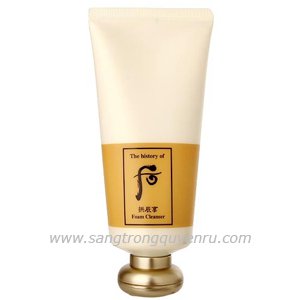 Whoo In Yang Foam Cleanser - Sữa rửa mặt đông y whoo vàng